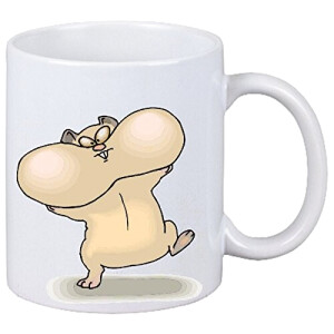 Mug Hamster blanc céramique 330 ml