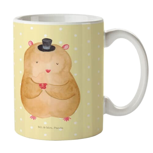 Mug Hamster jaune pastel