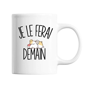 Mug Hamster blanc céramique