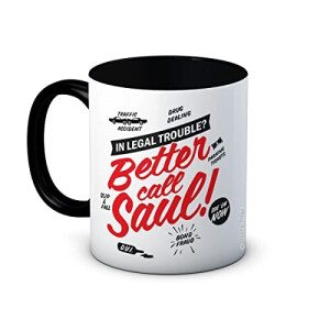 Mug Saul Goodman, Better Call Saul - Breaking Bad - noir céramique 312 ml