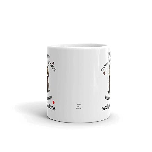 Mug Hibou air céramique personnalisé 320 ml variant 2 