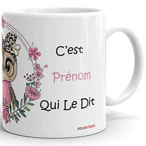 Mug Hibou air personnalisé