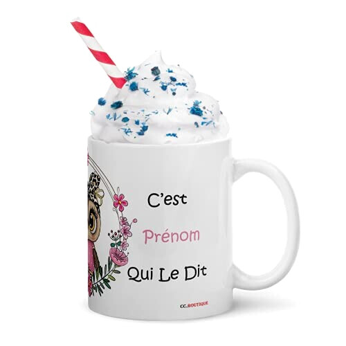 Mug Hibou air personnalisé variant 5 