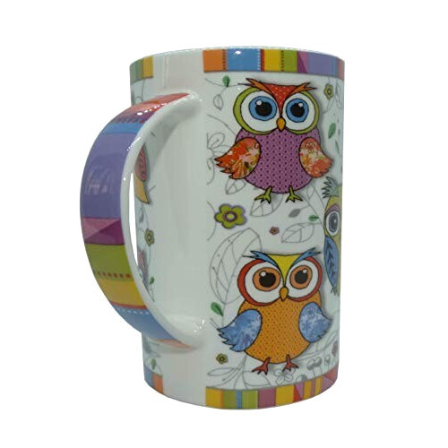 Mug Hibou motif chouette porcelaine variant 3 