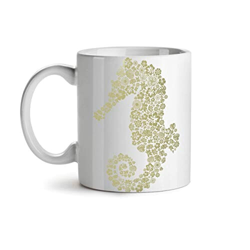 Mug Hippocampe blanc céramique variant 1 