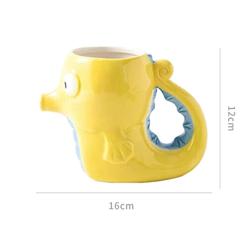 Mug Hippocampe multicolore céramique 3D 500 ml variant 4 