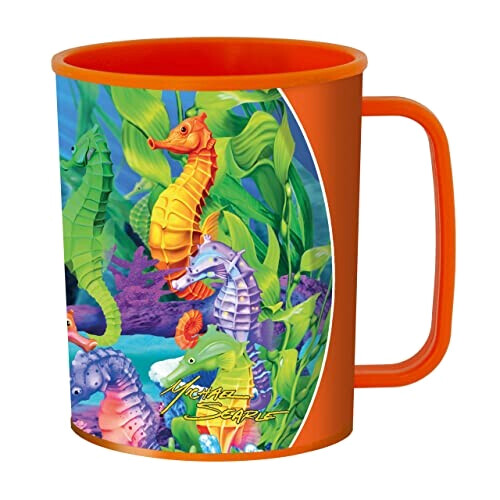 Mug Hippocampe plastique 3D 300 ml