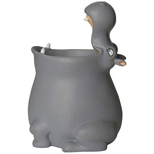 Mug Hippopotame gris plastique