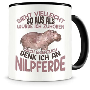 Mug Hippopotame couleurés citation 300 ml
