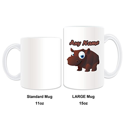 Mug Hippopotame blanc variant 0 