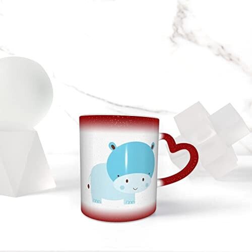 Mug Hippopotame rouge céramique variant 5 