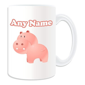 Mug Hippopotame blancm personnalisé