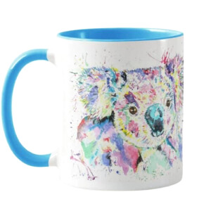 Mug Koala bleu,couleuré céramique 325 ml