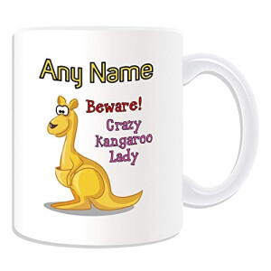 Mug Kangourou blanc personnalisable