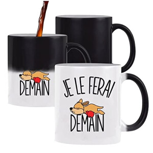 Mug Kangourou blanc magique