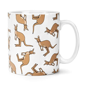 Mug Kangourou blanc logo