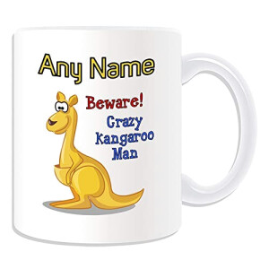 Mug Kangourou blanc personnalisable