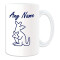 Mug Kangourou blanc personnalisé - miniature