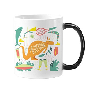 Mug Kangourou multicolore céramique 350 ml