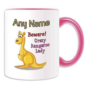 Mug Kangourou blanc personnalisable
