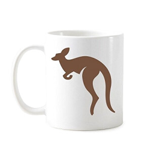 Mug Kangourou marron céramique