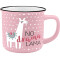 Mug Lama rose porcelaine 35 cl - miniature