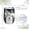 Mug Lama multicolore-alpaga isotherme personnalisé 350 ml - miniature variant 1