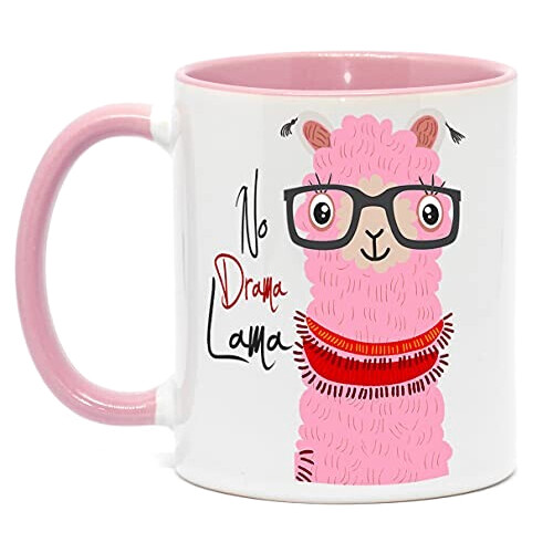 Mug Lama rose variant 0 
