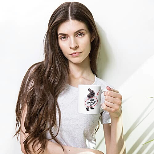 Mug Lapin céramique personnalisé 325 ml variant 3 