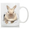 Mug Lapin blancs céramique 3D 330 ml - miniature