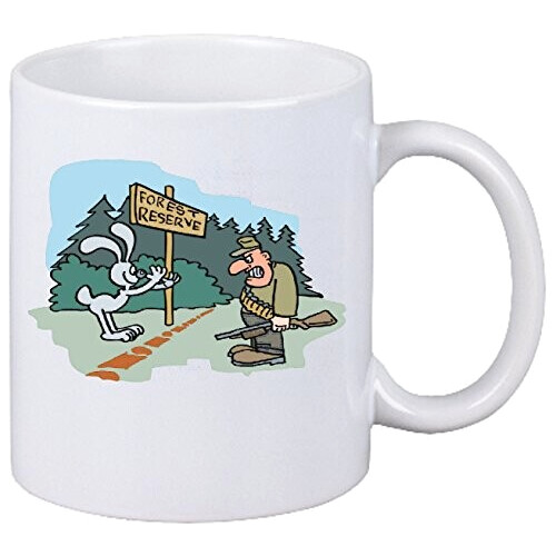 Mug Lapin blanc céramique 330 ml