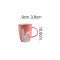 Mug Lapin verte,rose céramique plastique 380 ml - miniature variant 3