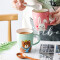 Mug Lapin verte,rose céramique plastique 380 ml - miniature variant 5