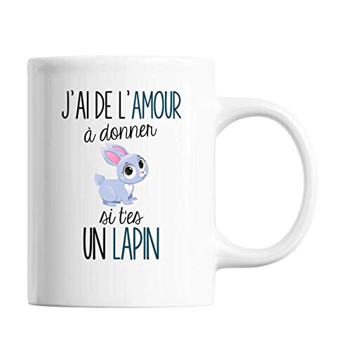 Mug Lapin blanc céramique variant 0 