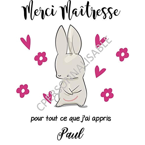 Mug Lapin multi personnalisé 375 ml variant 7 