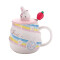 Mug Lapin rose aire céramique 3D 420 ml - miniature variant 3
