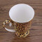 Mug Léopard dorée porcelaine 300 ml - miniature variant 2