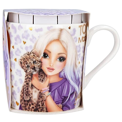 Mug Léopard multicouleurouge porcelaine 300 ml