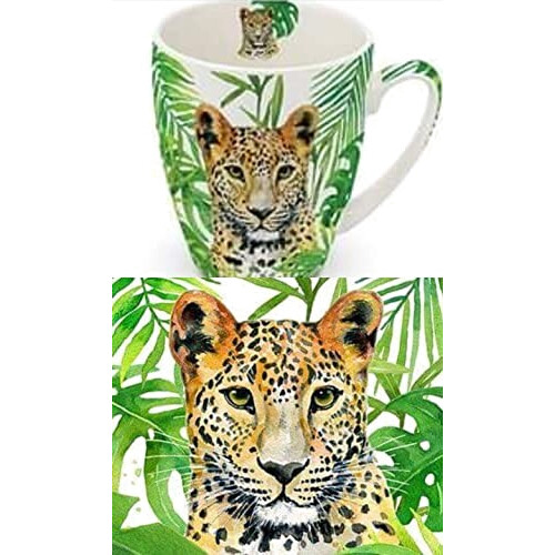 Mug Léopard porcelaine 350 ml