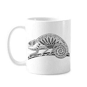 Mug Lézard multicolore céramique porcelaine 350 ml