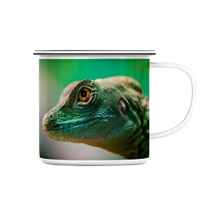 Mug Lézard blanc