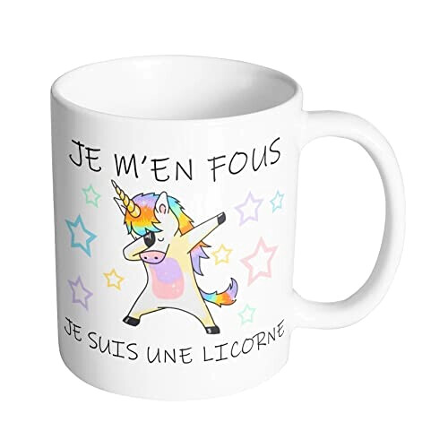 Mug Licorne air céramique 30 cl