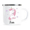 Mug Licorne blanc personnalisé 300 ml - miniature