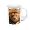 Mug Lion blanc céramique - miniature