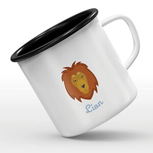 Mug Lion blanc céramique 300 ml