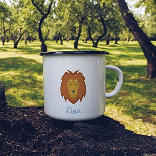 Mug Lion blanc céramique 300 ml variant 0 