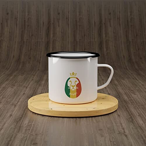 Mug Lion blanc céramique 300 ml variant 1 