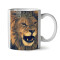 Mug Lion blanc céramique - miniature