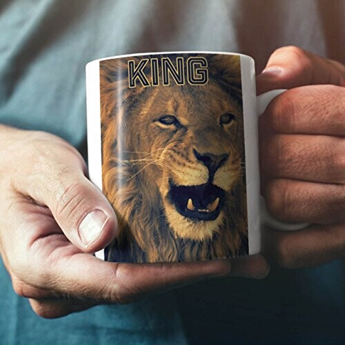 Mug Lion blanc céramique variant 0 