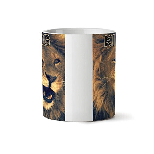 Mug Lion blanc céramique variant 2 